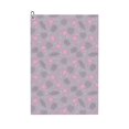 thumbnail image 1 of Vsdgher Flamingo Print Golf Towel Golf Gift for Men and Women Golf Towel with Carabiner Clip to Quickly Remove Sand, Mud, Dirt and Sweat, 1 of 8