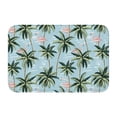 thumbnail image 1 of Vsdgher Flamingos And Palms Hem Mat 40x60 - Multipurpose Doormat for Indoor & Outdoor Use - Welcome Your Guests with our Entrance Mat, 1 of 6