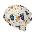 thumbnail image 1 of Vsdgher Flower Leaves Slouchy Beanie Hat for Men/Women, Skull Cap Chemo Cap Night Sleeping Cap, 1 of 8