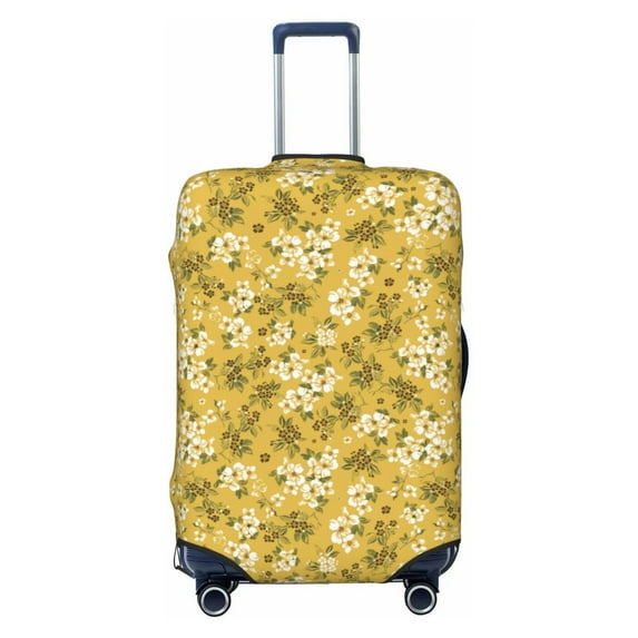 Vsdgher Flower Print Luggage Cover Washable Suitcase Cover Protector Anti-scratch Suitcase cover Fits 18-32 Inch Luggage