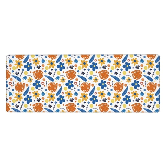 Vsdgher Flower for Mouse Pad with Stitched Edges,Desk mat for Laptop,Computer & PC, Wristing Pad for Gamer,Office & Home,12 x 31.5 in