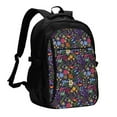 thumbnail image 1 of Vsdgher Flowers And Birds Print Travel Laptop Backpack, Laptops Backpack with USB Charging Port, Water Resistant Computer Bag Gift for Men & Women, 1 of 7