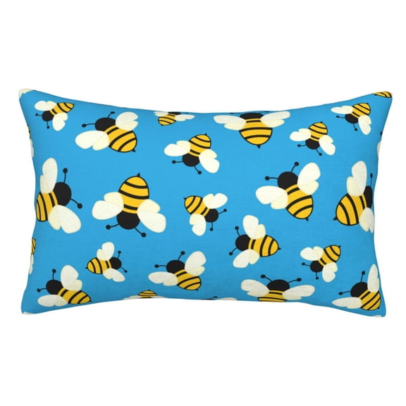 Vsdgher Flying Bees Print Pillow Cases -Iconic Collection Pillowcases -Extra Soft, Not easy to deform,not pilling Export quality