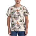 thumbnail image 1 of Vsdgher Flying Butterflies-1 Print Men's Dry Fit Mesh Athletic Shirts Moisture Wicking Tennis T-Shirt Tops, 1 of 9