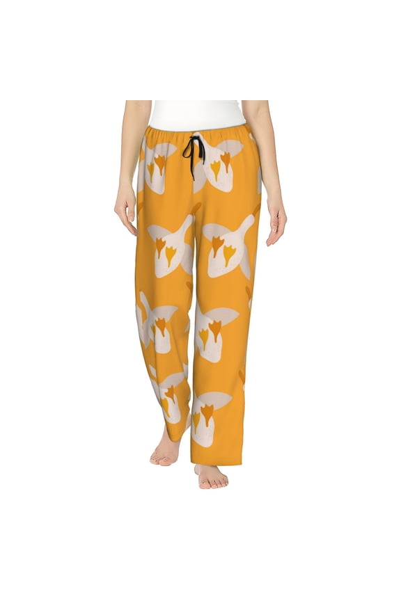 Flying Ducks Women’s Womens Pajama Pants, Lounge Wide Leg PantsLounge Pants,Sleep Bottoms, Lounge for Women-XX-Large