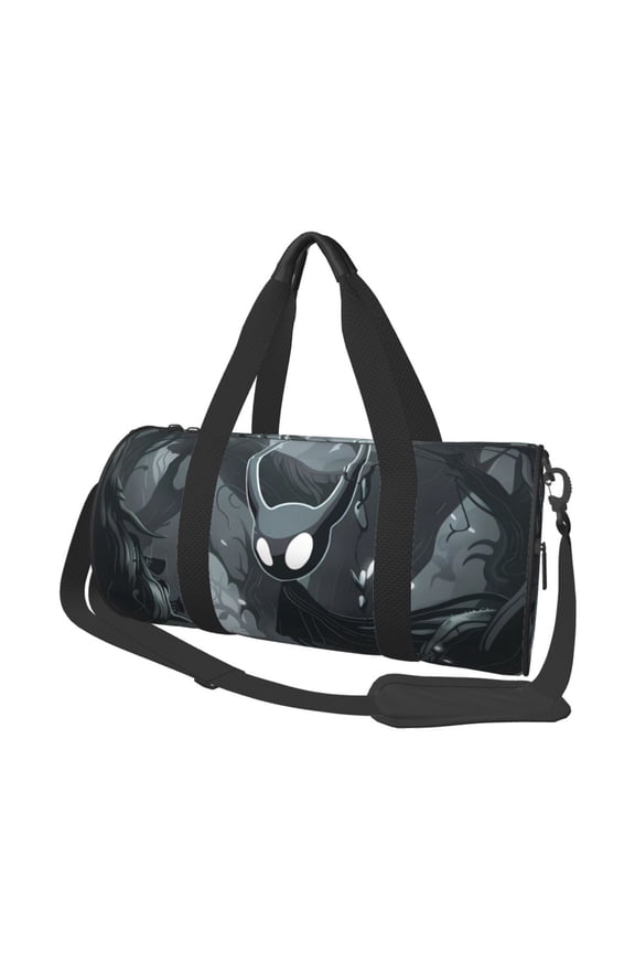 Forest Black Ghost Warrior 45L Foldable Duffel Bag, Sports Gym Bag,Overnight Bag, Portable Weekender Bag for Airplanes