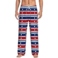 thumbnail image 1 of Vsdgher Fourth Of July Print Mens Pajama Pants Sleep & Lounge Pants, PJ Bottoms With elastic waistb and Pockets, 1 of 5
