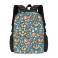thumbnail image 1 of Vsdgher Foxes and Birds in Forest Print Backpack for Women Men School Bookbag with Laptop Compartment for College Work Travel, Simple Fashion Casual Daypack, Fit 15" Laptop, 1 of 8