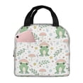 thumbnail image 1 of Vsdgher Frog and Mushrooms Lunch Bag, Lunch Box for Women Adult Men, Lunch Tote Insulated Cooler Lunch Container for Work/Office/Picnic/Travel, 1 of 8