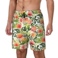 thumbnail image 1 of Vsdgher Fruits Peach1 for Mens Swim Trunks with Compression Liner Swim Shorts Swim Suits Board Shorts-X-Large, 1 of 6