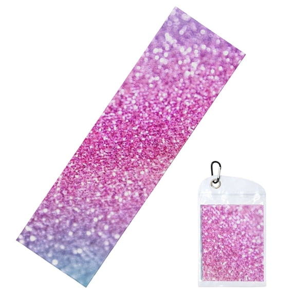 Vsdgher Fun Rainbow Cooling Towel (40"x12"), Soft Breathable Chilly Towel, Ice Towel, Microfiber Towel for Sport, Workout & More Activities