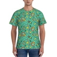 thumbnail image 1 of Vsdgher Funny Animals in Jungle Print Men's Dry Fit Mesh Athletic Shirts Moisture Wicking Tennis T-Shirt Tops, 1 of 9