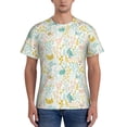 thumbnail image 1 of Vsdgher Funny Chicken Print Men's Dry Fit Mesh Athletic Shirts Moisture Wicking Tennis T-Shirt Tops, 1 of 9