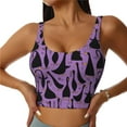 thumbnail image 1 of Vsdgher Funny Goose Print Women Sleeveless Athletic Tank Top Built-in Bra Camisole Sports Vest for Yoga Running Fitness Exercise with Removable Pads, 1 of 8