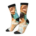 thumbnail image 1 of Vsdgher Funny Swimming Chihuahua Crew Socks for Men & Women, Breathable Casual Athletic Ankle Socks, 1 of 6