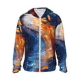 thumbnail image 1 of Vsdgher Galactic Dog Swirls Art Print Adult Hoodie Shirts Rash Guard for Men Women,Long Sleeve Sun Protection Fishing Shirts for Athletic Running Swim-Medium, 1 of 7