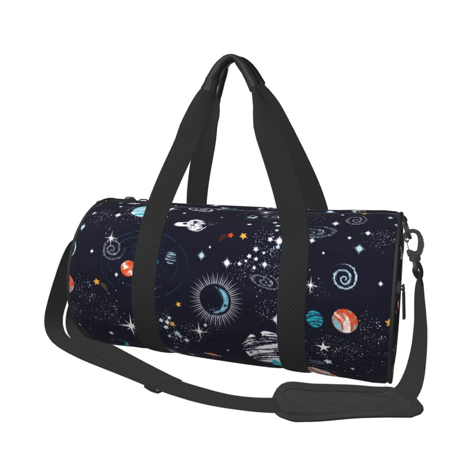Vsdgher Galaxy2 45L Foldable Duffel Bag, Sports Gym Bag,Overnight Bag, Portable Weekender Bag for Airplanes