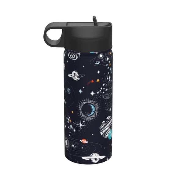 Vsdgher Galaxy2 for Insulated Stainless Steel Water Bottle,18oz Sports Water Bottle Stainless Steel Reusable Tumbler for Sports, Travel, and School