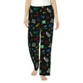 thumbnail image 1 of Vsdgher Gamepads Women’s Womens Pajama Pants, Lounge Wide Leg PantsLounge Pants,Sleep Bottoms, Lounge for Women-XX-Large, 1 of 6