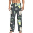 thumbnail image 1 of Vsdgher Gamers Print Mens Pajama Pants Sleep & Lounge Pants, PJ Bottoms With elastic waistb and Pockets, 1 of 8