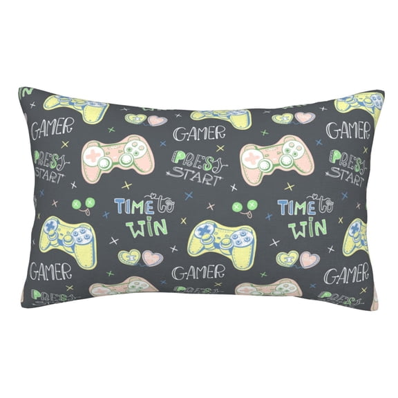 Vsdgher Gamers Print Pillow Cases -Iconic Collection Pillowcases -Extra Soft, Not easy to deform,not pilling Export quality
