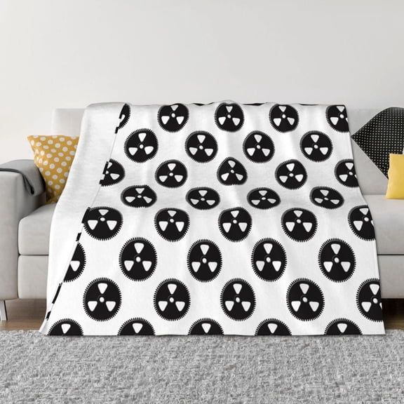 Vsdgher Gear Tools Pattern Fleece Throw Blanket, Horizontal Fleece Bedding Home Decor for Couch & Bed All Season Use -40"x30"