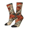 thumbnail image 1 of Vsdgher Gigantic Skull In Clouds Crew Socks for Men & Women, Breathable Casual Athletic Ankle Socks, 1 of 6