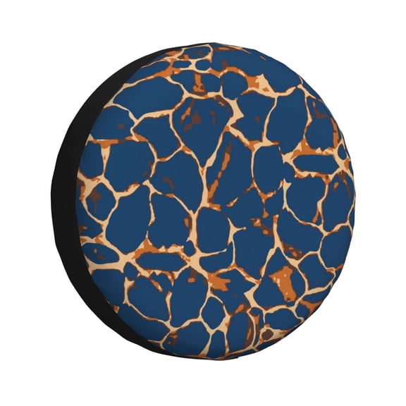 Vsdgher Giraffe Skin for Spare Tire Cover, Tire Wheel Protector Wheel Cover Fit for Truck,Trailer,RV,SUV,Camper and Most Vehicle-14 inch