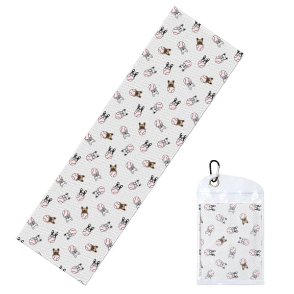 Vsdgher Girl Rabbit Cooling Towel (40"x12"), Soft Breathable Chilly Towel, Ice Towel, Microfiber Towel for Sport, Workout & More Activities