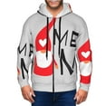 thumbnail image 1 of Vsdgher Gnome Home With A Cute Gnome Mens Hoodies Zip Hoodie, Hoodies for Men, Zip-up Hooded Sweatshirt-XX-Large, 1 of 5