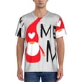thumbnail image 1 of Vsdgher Gnome Home With A Cute Gnome Mens T-Shirts Baseball Vintage Fashionable Lightweight Casual Crew Neck Slim Fit with Long Sleeves-3X-Large, 1 of 7