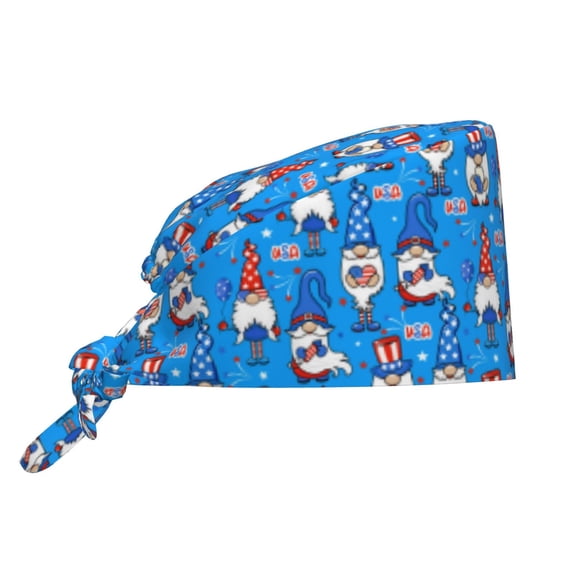 Vsdgher Gnomes in USA Men Women Adjustable Cap Working Hat Tie Back Cap, Work Cap