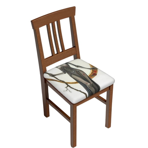 Vsdgher Gothic Skeleton With Roses Couch Cushion Covers, Sofa Covers Washable, Couch Cushion Covers, Soft Couch Covers(Don't include seat cushion)-Two Pieces