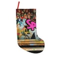 thumbnail image 1 of Vsdgher Graffiti Lamp Urban Scene Christmas Stockings 18 inch Large Kids Stocking Bags Hanging Socks for Christmas Decor Decorations, 1 of 7