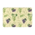 thumbnail image 1 of Vsdgher Green And Purple Grapes Flannel Anti-Slip Floor Mat Comfort Mat Outdoor Rug, Indoor Outdoor Rugs for Home, Office, Laundry 16''x24''in, 1 of 7