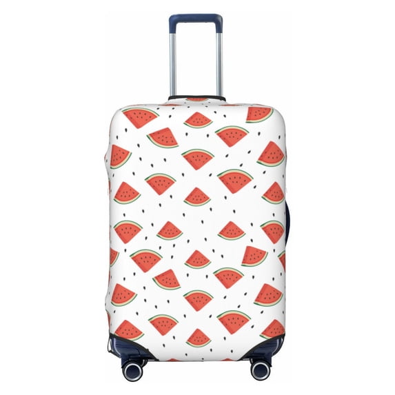 Vsdgher Hand Drawn Watermelon Print Luggage Cover Washable Suitcase Cover Protector Anti-scratch Suitcase cover Fits 18-32 Inch Luggage