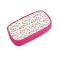 thumbnail image 1 of Vsdgher Happy Easter Print Large Capacity Pencil Case Pouch with Zipper, Portable Aesthetic Big Capacity Pencil Cases Pen Office Travel Stationery Bag, 1 of 8