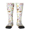 thumbnail image 1 of Vsdgher Happy Easter1 Print Thigh High Socks Extra Long Stretchy Sock Women Over Knee High Opaque Stocking Daily Wear, 1 of 5