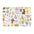 thumbnail image 1 of Vsdgher Happy Easter1 print Flannel Anti-Slip Floor Mat Comfort Mat Floor Carpet for Decor, Non-Slip, Home, Office, Laundry, Durable, 1 of 5