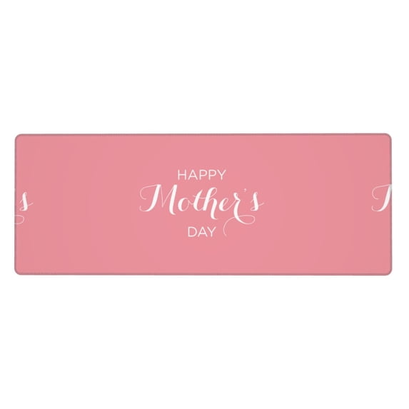 Vsdgher Happy Mother's Day for Mouse Pad with Stitched Edges,Desk mat for Laptop,Computer & PC, Wristing Pad for Gamer,Office & Home,12 x 31.5 in