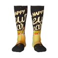 thumbnail image 1 of Vsdgher Happy New Year 2025 C Knee Socks, High Socks Long Stretchy Sock Women Knee High Stocking, Long Socks for Women, 1 of 6