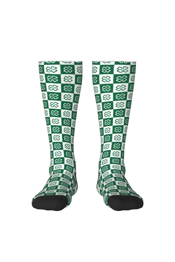 Happy saint Patricks day Knee Socks, High Socks Long Stretchy Sock Women Knee High Stocking, Long Socks for Women