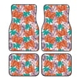 thumbnail image 1 of Vsdgher Hawaiian Style Car Foot Mat Set of 4 Pieces Universal Floor Liner Car Accessories Fits Most Cars, Trucks, Vans, sedans, SUV, 1 of 7
