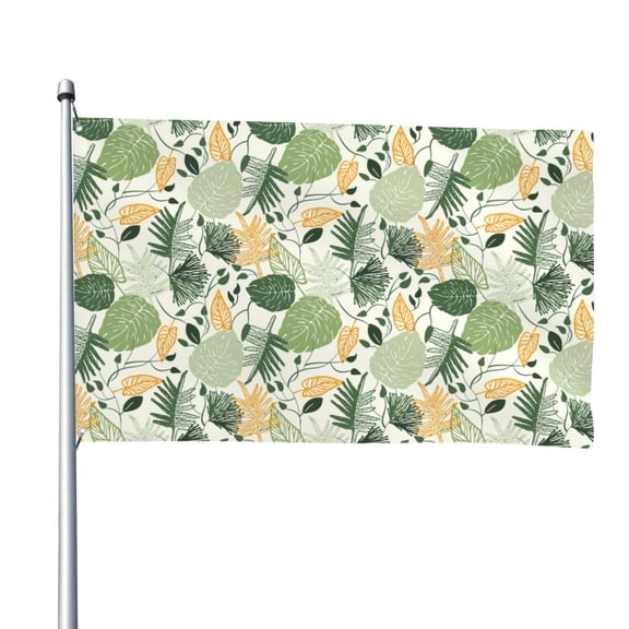 Vsdgher Hawaiian Style Print Outdoor Decorative Flag 4x6ft, Suitable for outdoor decoration, can be hung indoors, on outdoor lawns, balconies, parties
