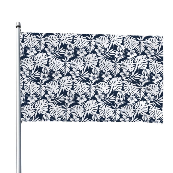 Vsdgher Hawaiian Style Print Outdoor Decorative Flag 4x6ft, Suitable for outdoor decoration, can be hung indoors, on outdoor lawns, balconies, parties