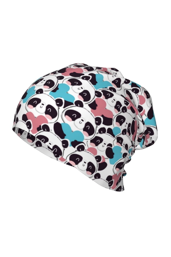 Heart Panda Toddler Beanie Baby Boys Girls Beanies Kids Winter Hats Children Knit Warm Caps