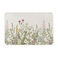 thumbnail image 1 of Vsdgher Herbs and Wildflowers print Flannel Anti-Slip Floor Mat Comfort Mat Floor Carpet for Decor, Non-Slip, Home, Office, Laundry, Durable, 1 of 5