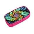 thumbnail image 1 of Vsdgher Hippie Style Print Large Capacity Pencil Case Pouch with Zipper, Portable Aesthetic Big Capacity Pencil Cases Pen Office Travel Stationery Bag, 1 of 8