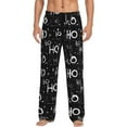 thumbnail image 1 of Vsdgher Ho-Ho-Ho 2 Mens Pajama Pants Sleep & Lounge Pants, PJ Pants-Small, 1 of 6