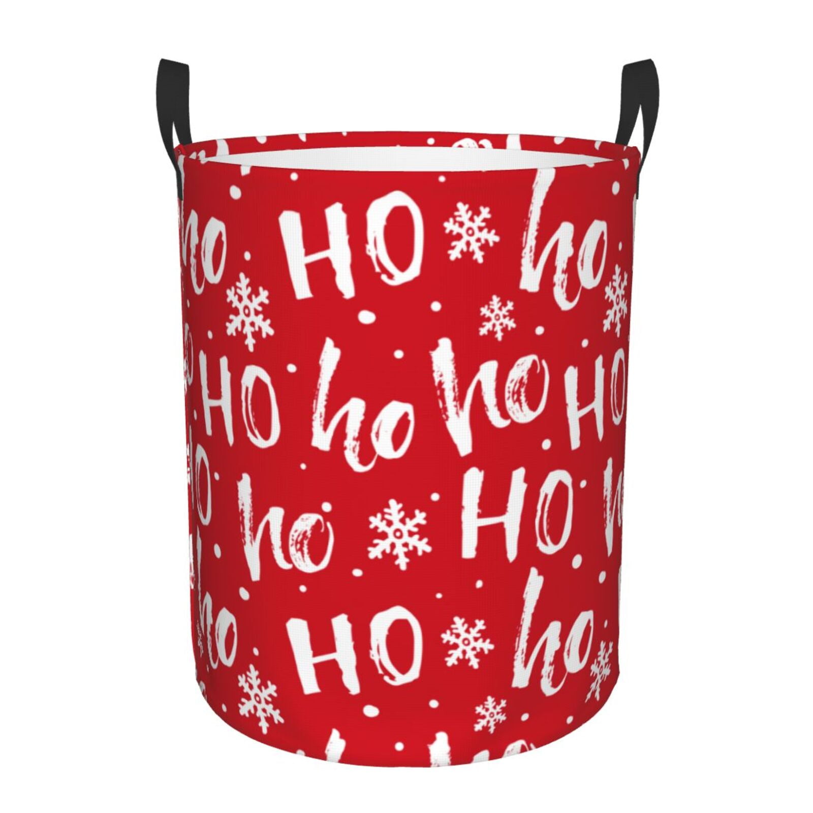 Vsdgher Hohoho Waterproof Round Large Laundry Basket Toy Storage